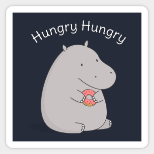 Funny Hippopotamus Pun T-Shirt Sticker